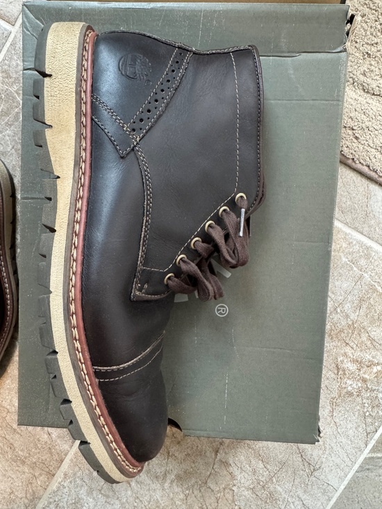 TIMBERLAND Mens 10M Dark brown Leather Britton Hill Chukka main image 4